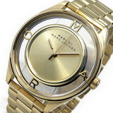 Marc by Marc Jacobs Tether Gold Dial Gold-tone Ladies Watch MBM3413 (Defect)