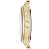 Marc by Marc Jacobs Tether Gold Dial Gold-tone Ladies Watch MBM3413 (Defect)