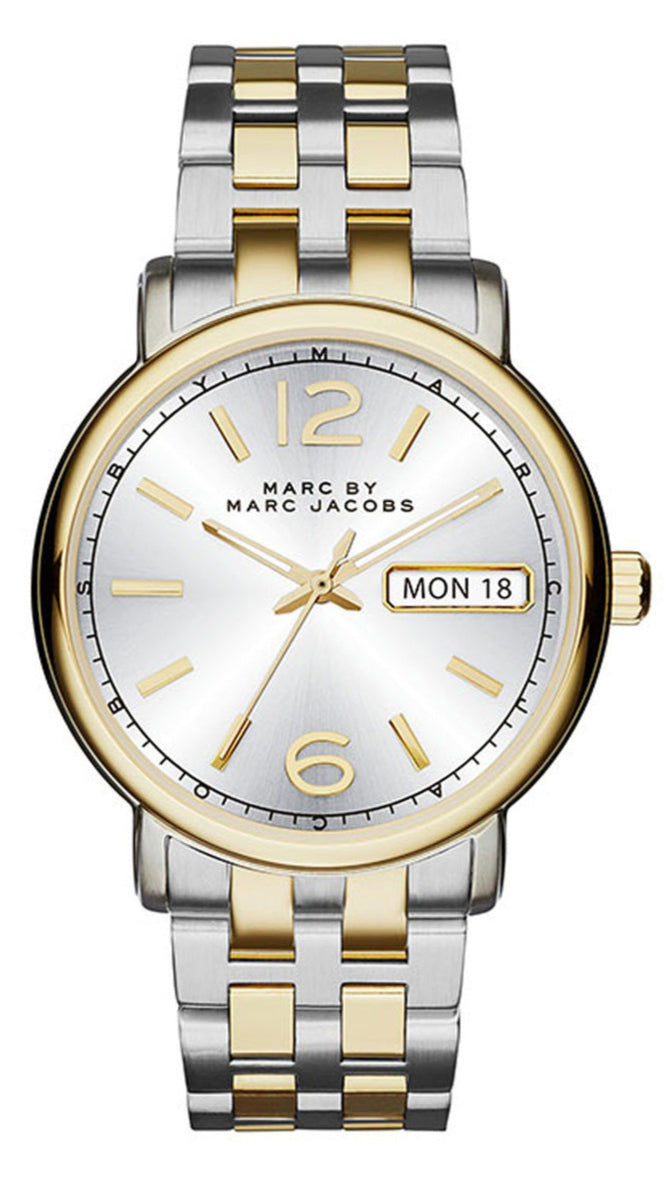 Marc by Marc Jacobs MBM8652 women's watch with two-tone bracelet and white dial