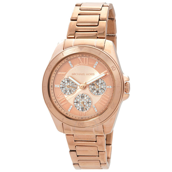 Michael Kors Alek Quartz Rose Gold Dial Ladies Watch MK7264 - The Watches Men & Co