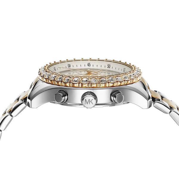 Michael Kors Berkley Chronograph Silver Dial Two Tone Steel Strap Watch For Women - MK7415 mk7415 - Image 2