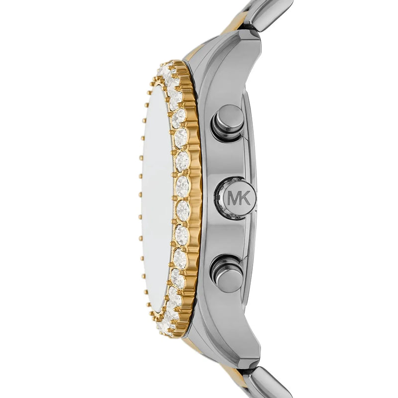 Michael Kors Berkley Chronograph Silver Dial Two Tone Steel Strap Watch For Women - MK7415 mk7415 - Image 3