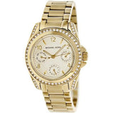 Michael Kors Blair Champagne Dial Gold-tone Stainless Steel Ladies Watch MK5639 - Watch