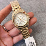 Michael Kors Blair Champagne Dial Gold-tone Stainless Steel Ladies Watch MK5639 - Watch