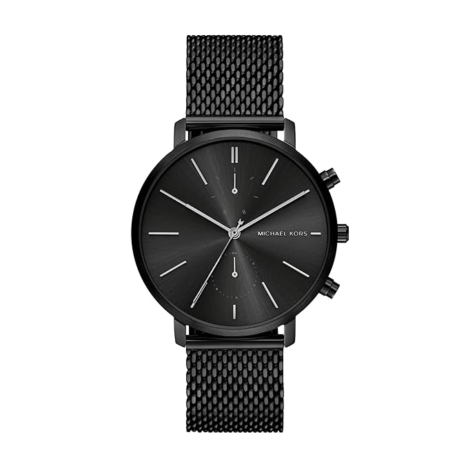 Michael Kors Blake black dial chronograph watch with mesh strap