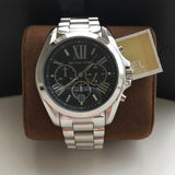 Michael Kors Bradshaw Chronograph Black Dial Silver Unisex Watch MK5705 - The Watches Men & CO #5