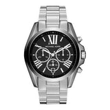 Michael Kors Bradshaw Chronograph Black Dial Silver Unisex Watch  MK5705 - The Watches Men & CO