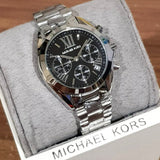 Michael Kors Bradshaw Chronograph Black Dial Silver Unisex Watch MK5705 - The Watches Men & CO #6