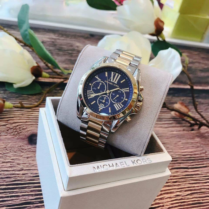 Michael Kors Bradshaw Chronograph Blue Dial Ladies Watch MK5976 - Watch