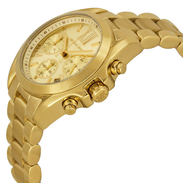 Michael Kors Bradshaw Chronograph Champagne Dial Ladies Watch #MK5798 - The Watches Men & CO #2