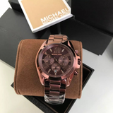 Michael Kors Bradshaw Chronograph Espresso Dial Unisex Watch MK5628 - The Watches Men & CO #4