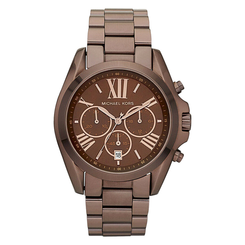 Michael Kors Bradshaw Chronograph Espresso Dial Unisex Watch  MK5628 - The Watches Men & CO