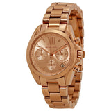 Michael Kors Bradshaw Chronograph Rose Dial Ladies Watch MK5799 - The Watches Men & CO