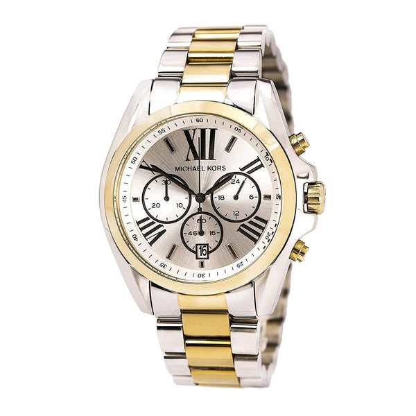 Michael Kors Bradshaw Chronograph Two-tone Ladies Watch  MK5855 - The Watches Men & CO