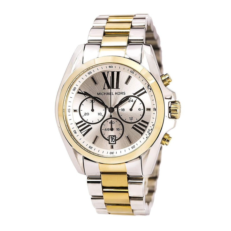 Michael Kors Bradshaw Chronograph Two-tone Ladies Watch  MK5855 - The Watches Men & CO