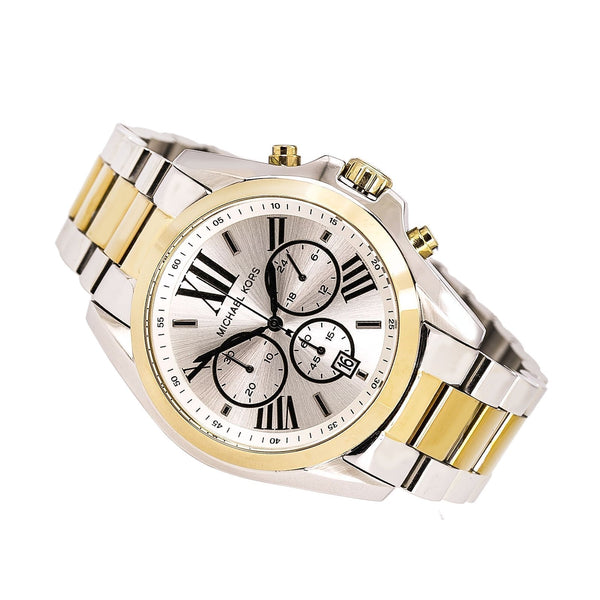 Michael Kors Bradshaw Chronograph Two-tone Ladies Watch MK5855 - The Watches Men & CO #2