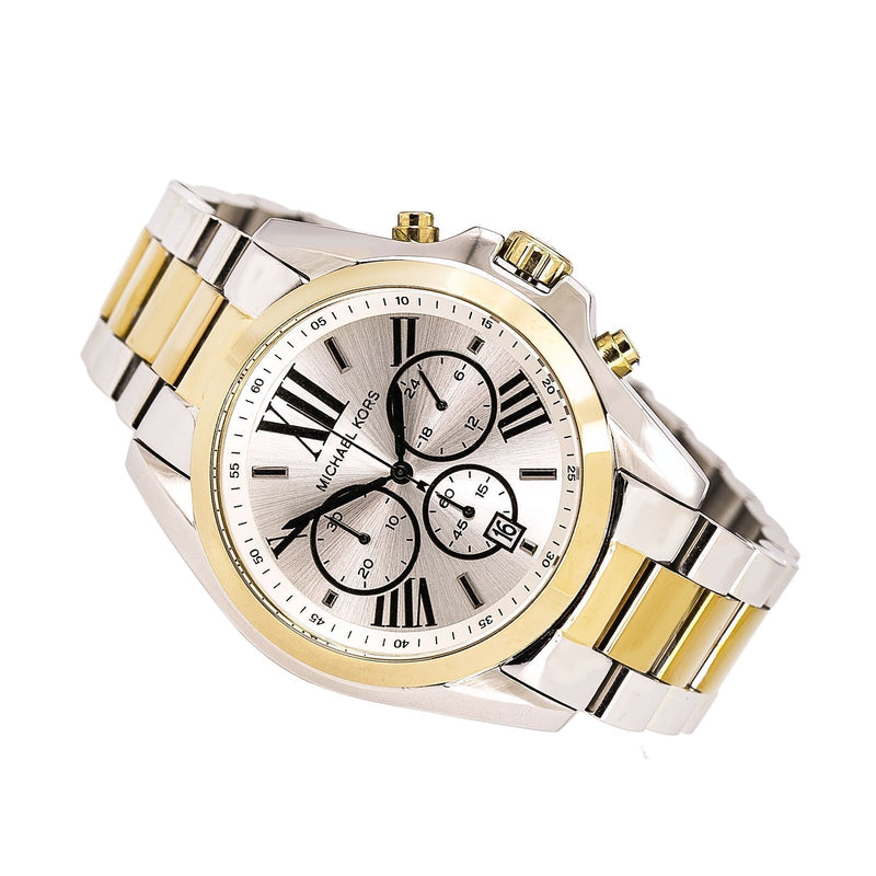 Michael Kors Bradshaw Chronograph Two-tone Ladies Watch MK5855 - The Watches Men & CO #2