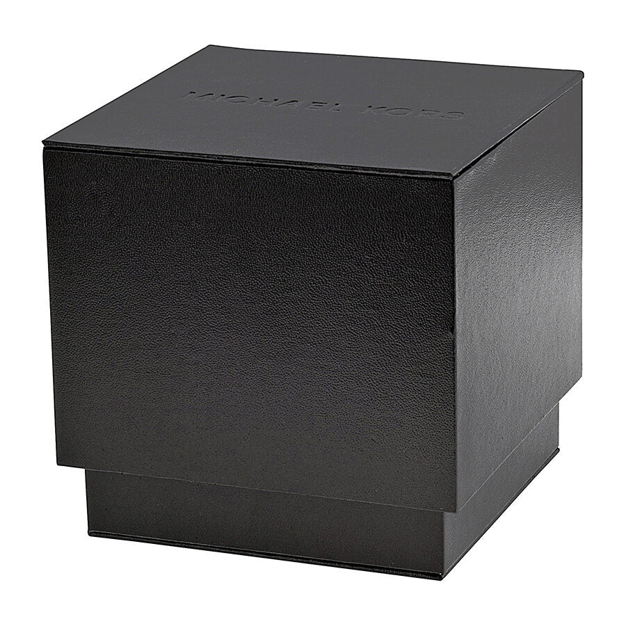 Michael Kors Camille watch presentation box, black with branded lid