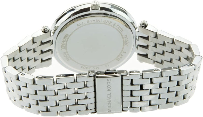 Michael Kors Darci Crystal Paved Silver Ladies Watch MK3404 - The Watches Men & CO #3