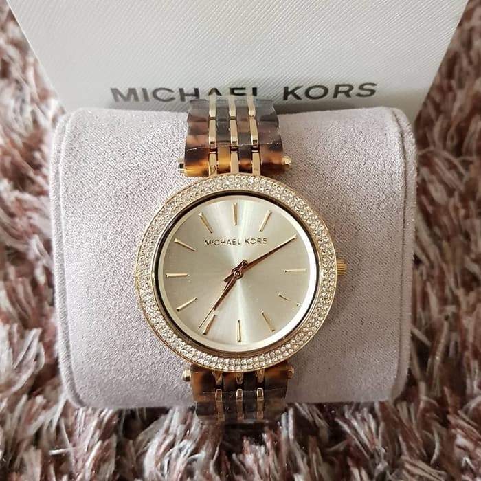 Michael Kors Darci Gold Dial Acetate Strap Ladies Watch MK4326 - The Watches Men & CO #8