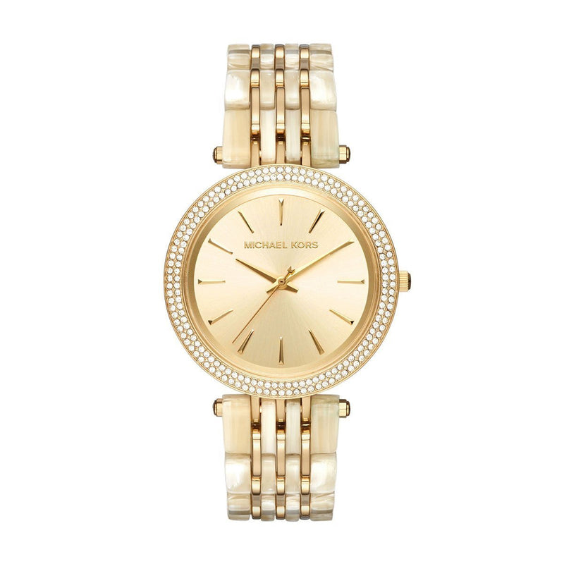 Michael Kors Darci Gold Dial Ladies Watch  MK4325 - The Watches Men & CO