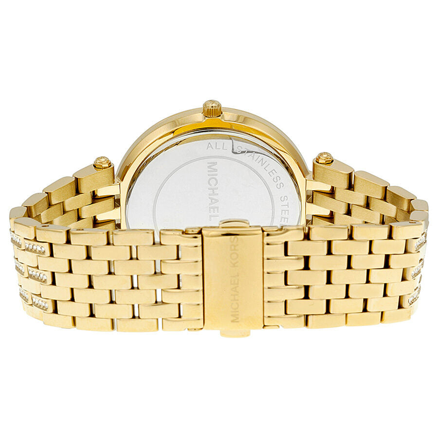 Michael Kors Darci Mother of Pearl Dial Gold Steel Crystal Ladies Watch MK3219 - The Watches Men & CO #3