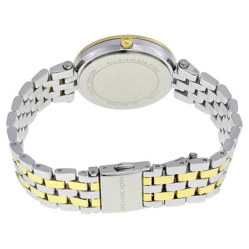 Michael Kors Darci Pearl White Two-tone Ladies Watch MK3405 - The Watches Men & CO #3