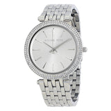 Michael Kors Darci Silver Dial Pave Bezel Ladies Watch MK3190 - The Watches Men & Co