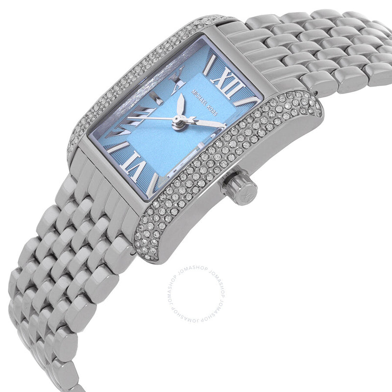 Michael Kors Emery Quartz Crystal Blue Dial Ladies Watch MK4829 - The Watches Men & Co #2