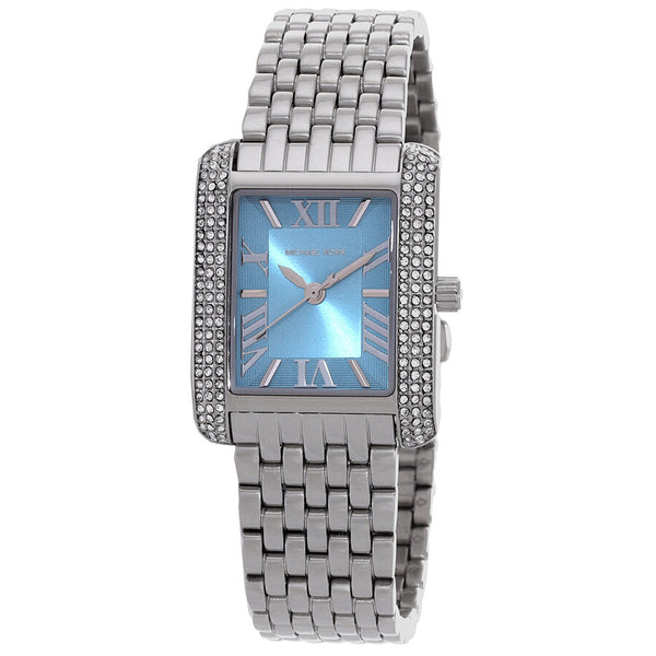 Michael Kors Emery Quartz Crystal Blue Dial Ladies Watch MK4829 - The Watches Men & Co