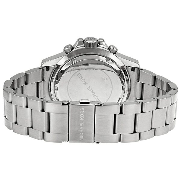 Michael Kors Everest Chronograph Black Dial Stainless Steel Men's Watch MK8256 - The Watches Men & CO #3