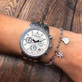 Michael Kors Jet Set Chronograph Mother of Pearl Dial Ladies Watch MK5020 - The Watches Men & CO #3