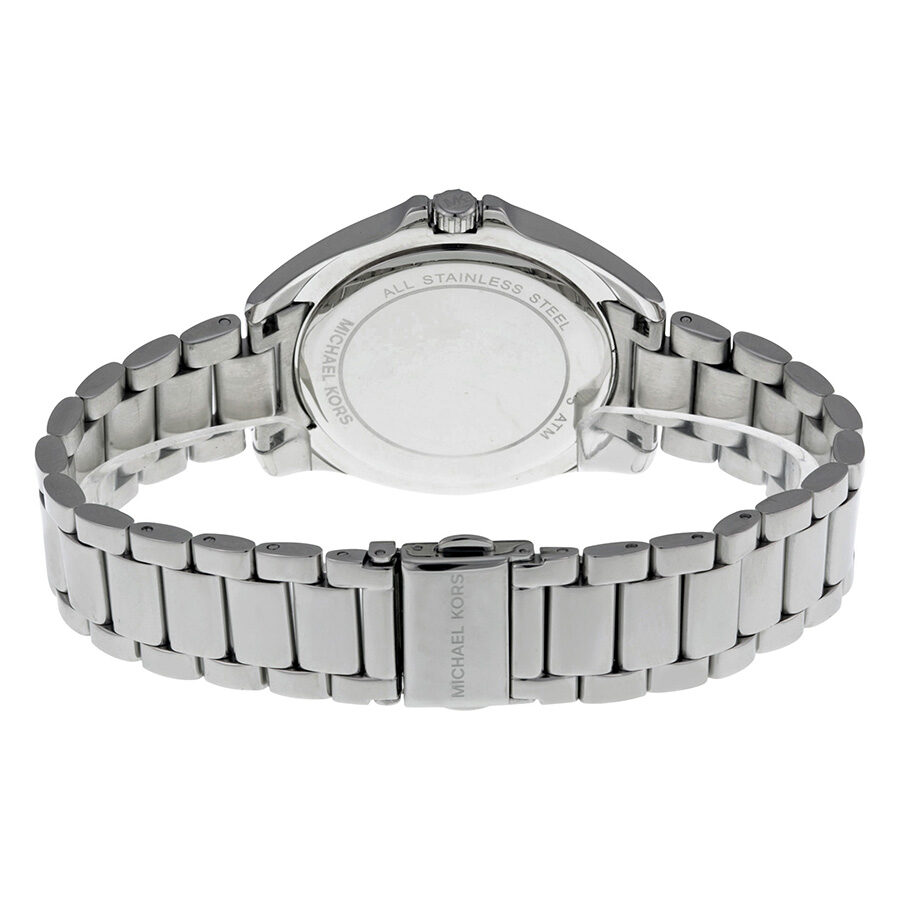 Michael Kors Kacie MK6183 stainless steel case back view