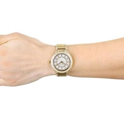 Michael Kors Kerry Mother of Pearl Dial Gold-tone Ladies Watch MK3312 - Watch