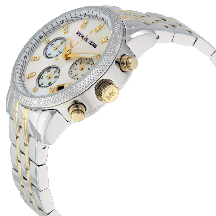 Michael Kors Ladies Two-tone Bracelet Watch MK5057 - The Watches Men & CO #2