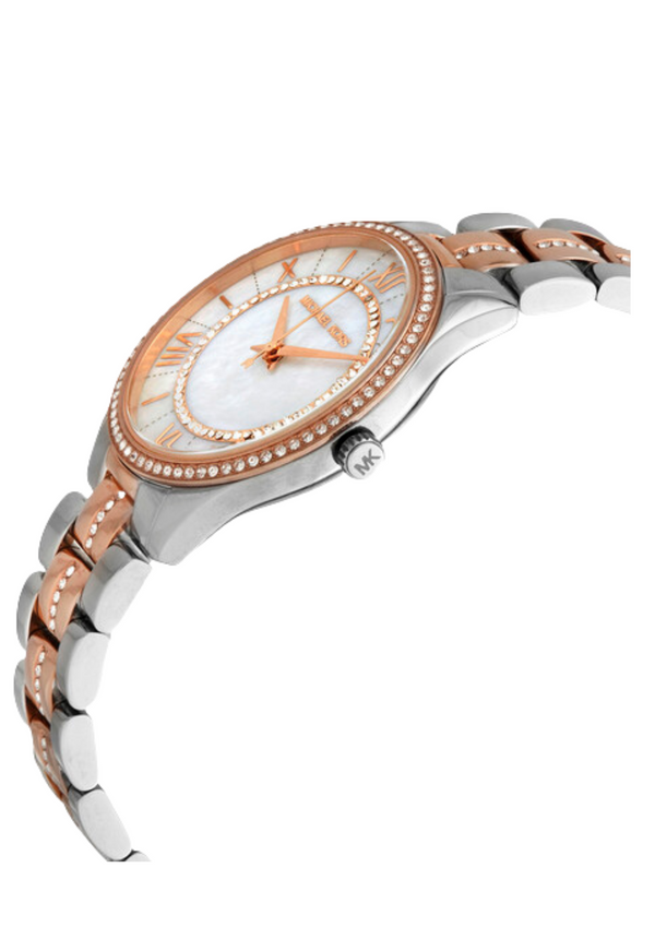 Michael Kors Lauryn Quartz White Mother of Pearl Dial Ladies Watch MK3979 - Watch