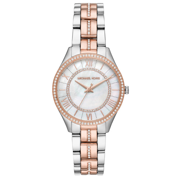 Michael Kors Lauryn Quartz White Mother of Pearl Dial Ladies Watch MK3979 - Watch