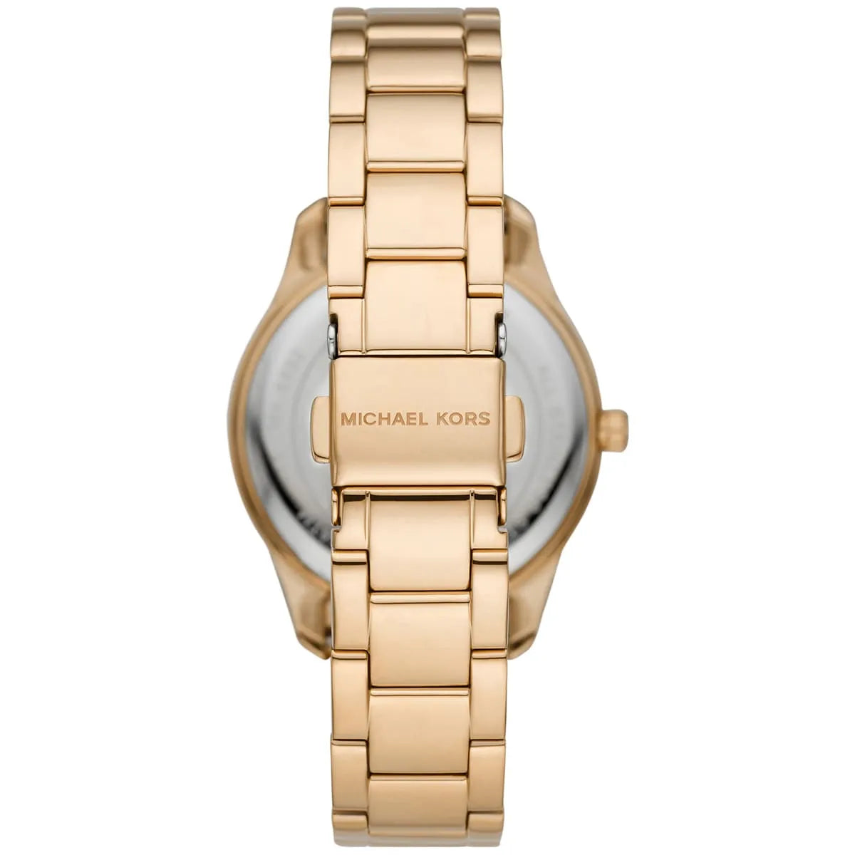 Michael Kors Layton Quartz Black Dial Gold Steel Strap Watch For Women - MK6892 mk6892 - Image 3