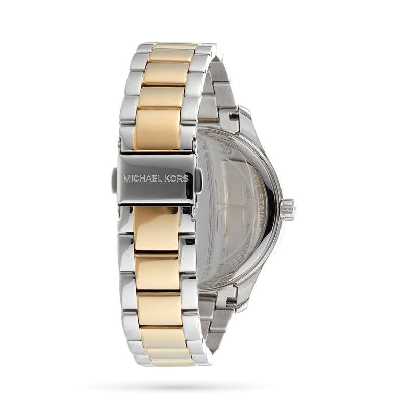 Michael Kors Layton Quartz Silver Dial Two Tone Steel Strap Watch For Women - MK6899 mk6899 - Image 5