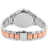 Michael Kors Layton Three Hand Pink Dial Two Tone Steel Strap Watch For Women - MK6894 mk6894 - Image 4