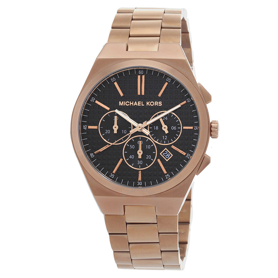 Michael Kors Lennox Chronograph Quartz Black Dial Men's Watch MK9119 - The Watches Men & Co