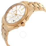 Michael Kors Lennox Chronograph Quartz White Dial Men's Watch MK9120 - The Watches Men & Co #2