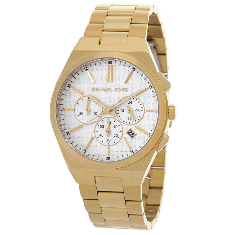 Michael Kors Lennox Chronograph Quartz White Dial Men's Watch MK9120 - The Watches Men & Co