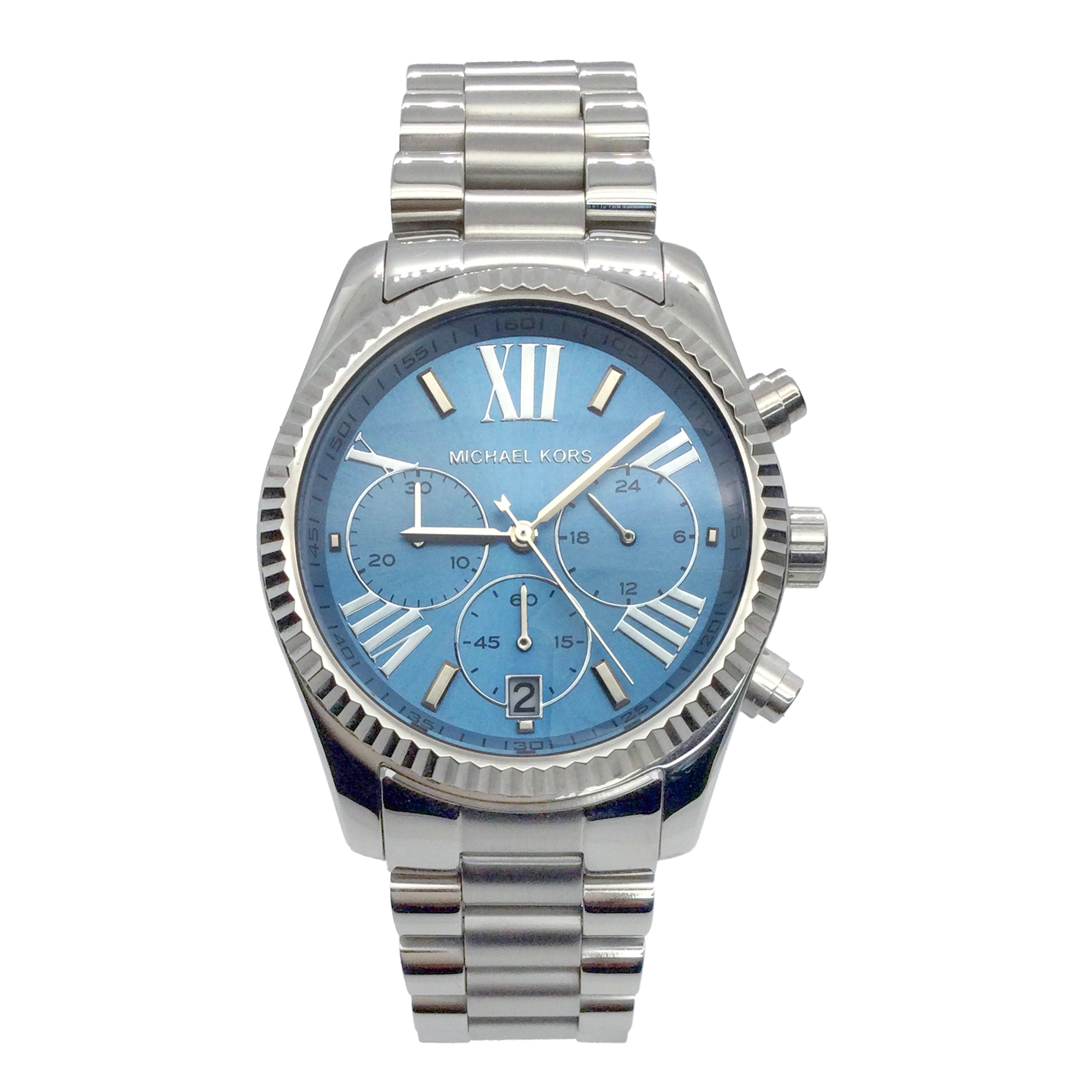 Michael Kors Lexington Blue Dial Unisex Watch MK5887 - Watch