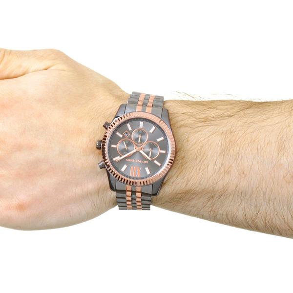 Michael Kors Lexington Chronograph Grey Dial Men’s Watch MK8561 - Watch