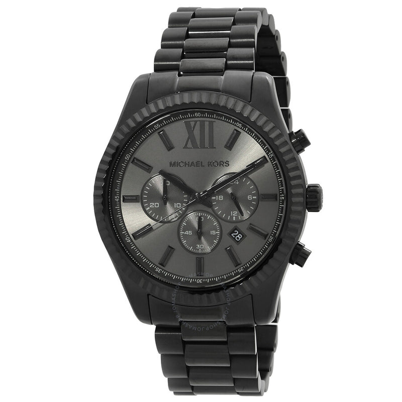 Michael Kors Lexington Chronograph Quartz Black Dial Watch MK9154 - The Watches Men & Co