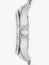 Michael Kors Lexington Crystals Mother of Pearl White Dial Silver Steel Strap Watch for Women - MK1087 mk1087 - Image 2
