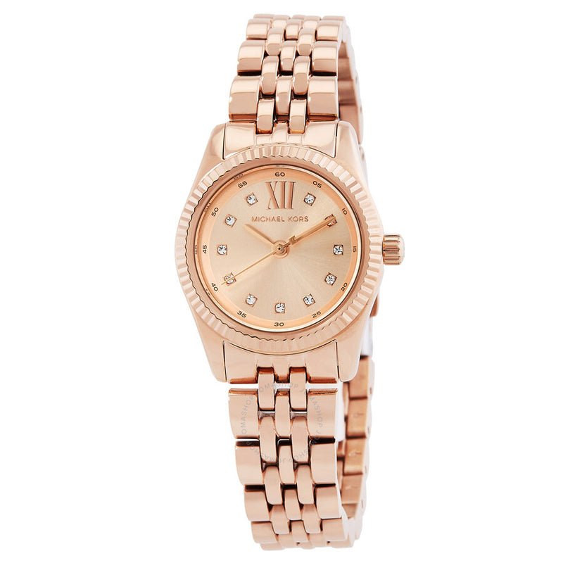 Michael Kors Lexington Quartz Rose Gold Dial Ladies Watch MK4739 - The Watches Men & Co