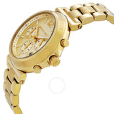 Michael Kors Maren Chronograph Quartz Gold Dial Ladies Watch MK7493 - The Watches Men & Co #2