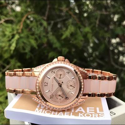 Michael Kors Mini Blair Multi-Function Rose Dial Ladies Watch MK6175 - Watch